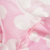Ροζ φόρεμα με μοτίβο από σύννεφα Benetton 223491 3