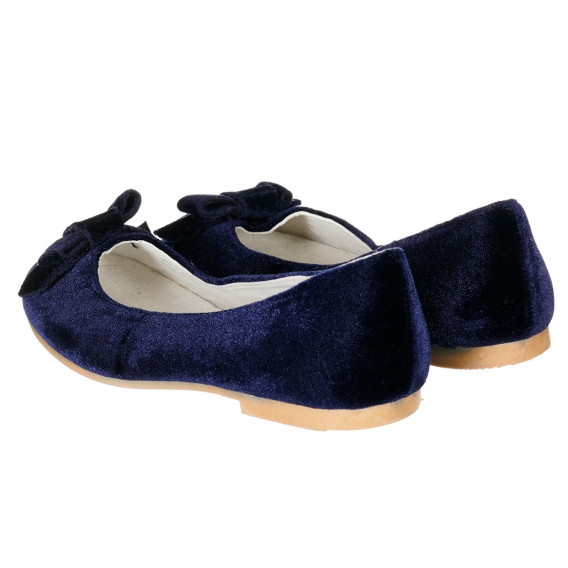 Παπούτσια μπαλαρίνας με κορδέλες, μπλε Benetton 223596 2