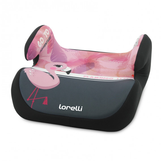 Κάθισμα αυτοκινήτου Topo Flamingo ροζ 15-36 κιλά  Lorelli 223726 