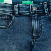 Κολλητό τζιν με φθαρμένο εφέ Benetton 223810 2