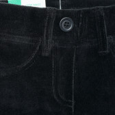 Βελούδο παντελόνι για μωρά, μαύρο Benetton 223838 2