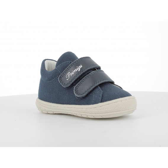 Υφασμάτινα πάνινα παπούτσια για ένα μωρό, μπλε PRIMIGI 224072 