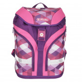 Ροζ και μοβ σακίδιο με τσάντα και μολύβι, για κορίτσι Herlitz 224109 2