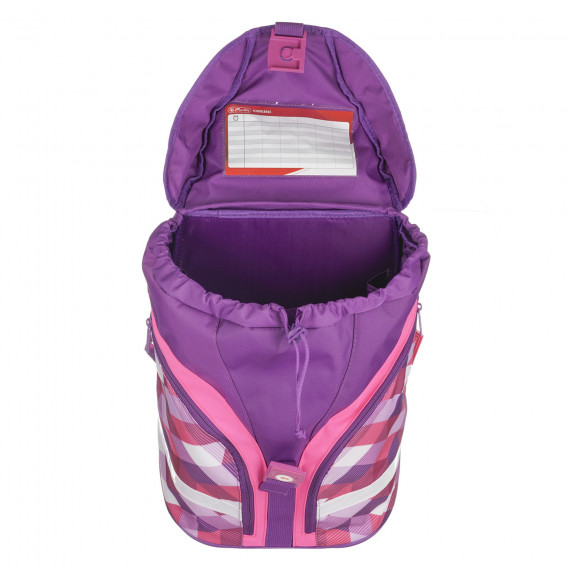 Ροζ και μοβ σακίδιο με τσάντα και μολύβι, για κορίτσι Herlitz 224121 13