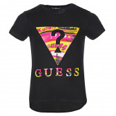Μπλουζάκι με γραφιστική στάμπα, πολύχρωμο Guess 224309 