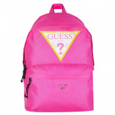 Σακίδιο για κορίτσι, σε ροζ χρώμα Guess 224381 