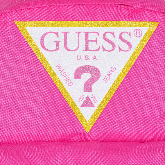 Σακίδιο για κορίτσι, σε ροζ χρώμα Guess 224385 5