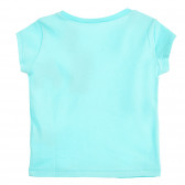 Βαμβακερό μπλουζάκι με το λογότυπο της μάρκας για ένα μωρό, σκούρο μπλε Benetton 224554 4