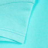 Βαμβακερό μπλουζάκι με το λογότυπο της μάρκας για ένα μωρό, σκούρο μπλε Benetton 224556 3