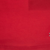 Βαμβακερό μπλουζάκι με το λογότυπο μάρκας για ένα μωρό, κόκκινο Benetton 224629 2