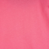 Βαμβακερό μπλουζάκι για ένα μωρό με κεντητό λογότυπο, ροζ Benetton 224920 2