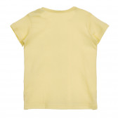 Βαμβακερό μπλουζάκι για ένα μωρό, κίτρινο Benetton 225368 3