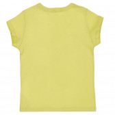 Βαμβακερό μπλουζάκι με τύπωμα καρδιάς για ένα μωρό, ανοιχτό πράσινο Benetton 225643 4