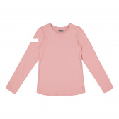 Μακρυμάνικη μπλούζα για ροζ κορίτσι Canada House 226038 