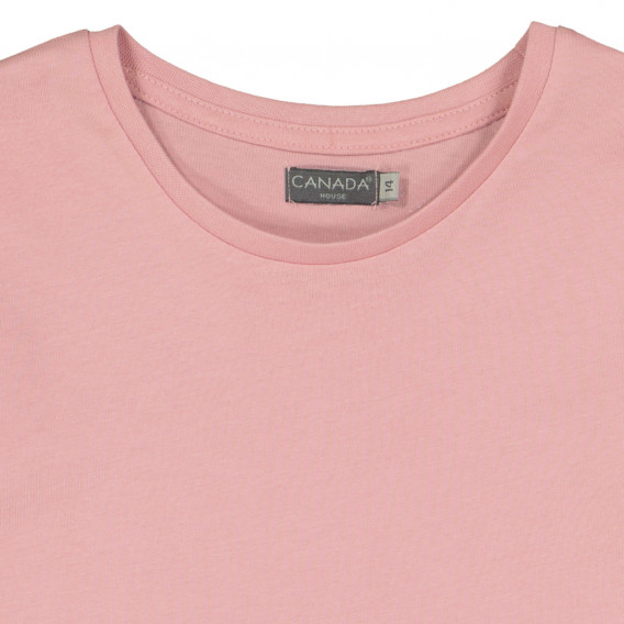 Μακρυμάνικη μπλούζα για ροζ κορίτσι Canada House 226040 2