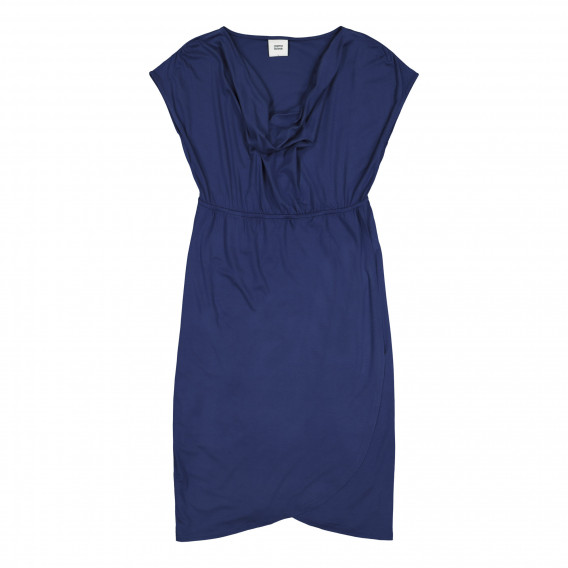 Κοντό μανίκι φόρεμα για έγκυες γυναίκες με μπλε κορίτσι Mamalicious 226204 