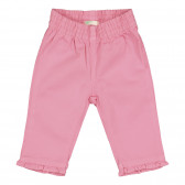 Βρεφικό παντελόνι για κορίτσια, ροζ χρώματος Benetton 226719 