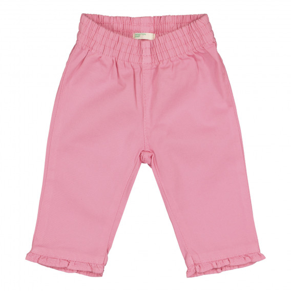 Βρεφικό παντελόνι για κορίτσια, ροζ χρώματος Benetton 226719 
