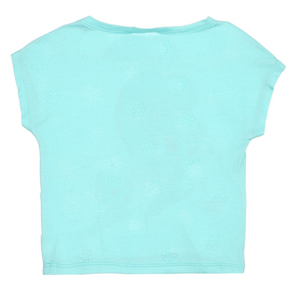 T-shirt σε γαλάζιο χρώμα με τυπωμένο σχέδιο από την ταινία Aladdin Benetton 227124 4