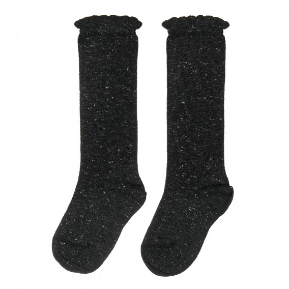 Σετ από δύο κάλτσες σε μαύρο και γκρι για ένα κορίτσι Chicco 227779 2
