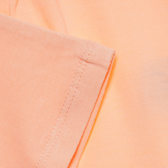 Πορτοκαλί βαμβακερή μπλούζα για κοριτσάκι Tape a l'oeil 227795 3