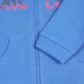 Βρεφικό φούτερ με το λογότυπο της μάρκας, γαλάζιο Benetton 228031 3