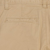 Βαμβακερό παντελόνι, σε μπεζ χρώμα Benetton 228087 3