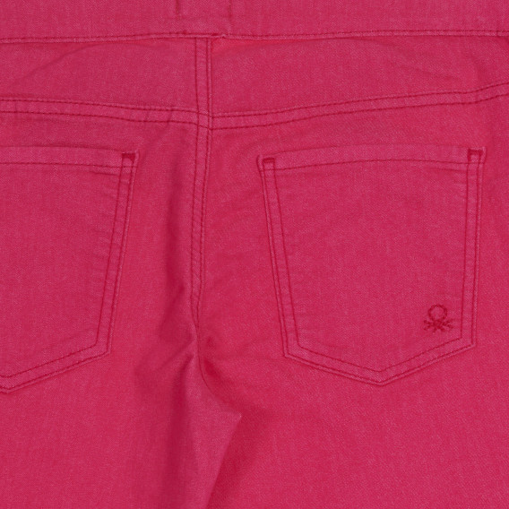 Εφαρμοστό παντελόνι, ροζ Benetton 228183 3