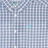 Βαμβακερό, καρό πουκάμισο με κοντά μανίκια, πολύχρωμο Benetton 228267 2