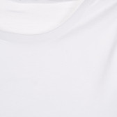 Μπλουζάκι με τούλι και πούλιες στα μανίκια για ένα λευκό μωρό Benetton 228668 2