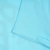 Μπλουζάκι με απλικέ, γαλάζιο Benetton 228768 4