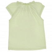 Βαμβακερό μπλουζάκι με γραφική εκτύπωση για ένα μωρό, σε πράσινο χρώμα Benetton 228895 4