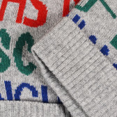 Σκουφί με πολύχρωμα γράμματα, γκρι Benetton 228995 2