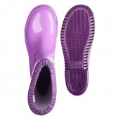 Καουτσούκ μπότες για κορίτσια, μωβ χρώματος RomiKids 229278 3