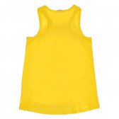 Βαμβακερή μπλούζα για μωρά, κίτρινο Benetton 229310 4