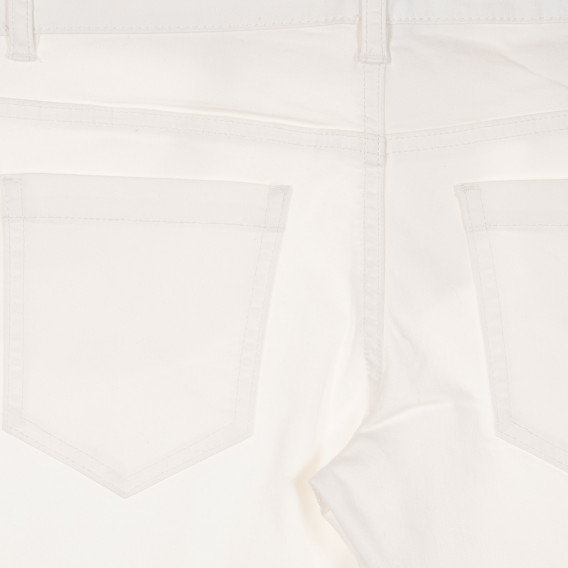 Λευκό παντελόνι, για κορίτσι Benetton 229321 3