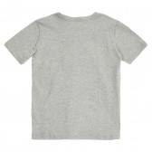 Βαμβακερό μπλουζάκι με τύπωμα παίκτη βόλεϊ, γκρι Benetton 229537 4