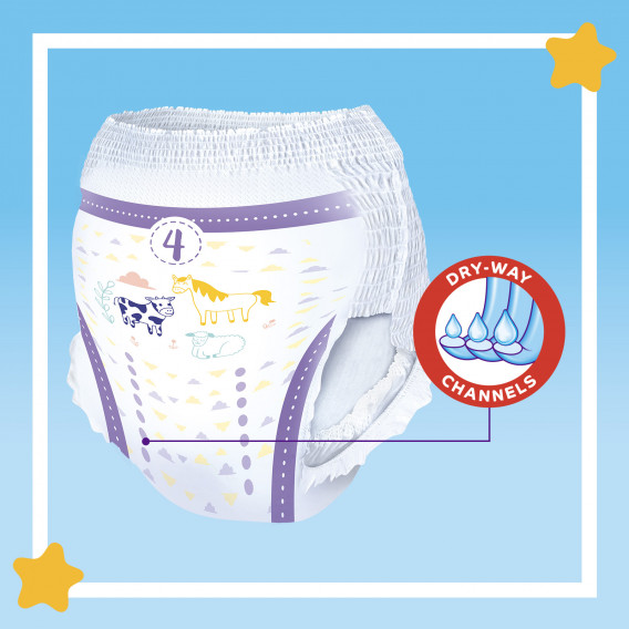 Πάνες-βρακάκια Pufies Pants Sensitive Junior, Size 5, Multipack, 12-18 kg, 126 τεμάχια Pufies 229812 4