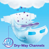 Diapers Pufies Sensitive, 4+ Maxi +, Maxi Pack, 10-15 kg, 52 τεμάχια Pufies 229839 3