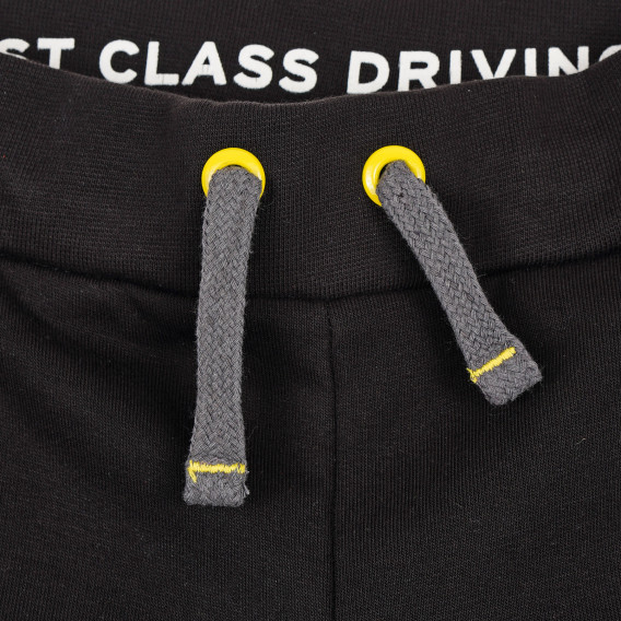Μαύρο παντελόνι με κίτρινα στοιχεία, για αγόρια Lamborghini 230217 2