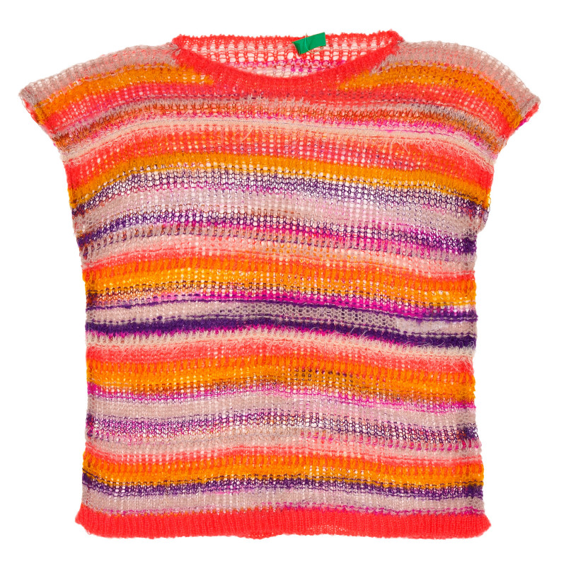 Αμάνικη μπλούζα σε πορτοκαλί χρώμα για κορίτσι  230247