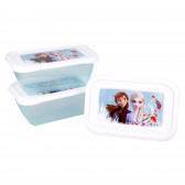 Σετ 3 τεμ. κουτιά τροφίμων για ένα κορίτσι, Frozen Kingdom Frozen 230486 