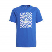 Graphic Tee βαμβακερό μπλουζάκι, μπλε Adidas 230875 
