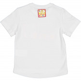 Βαμβακερό μπλουζάκι με τύπωμα και τσέπη για μωρά, λευκό Rifle 230939 2