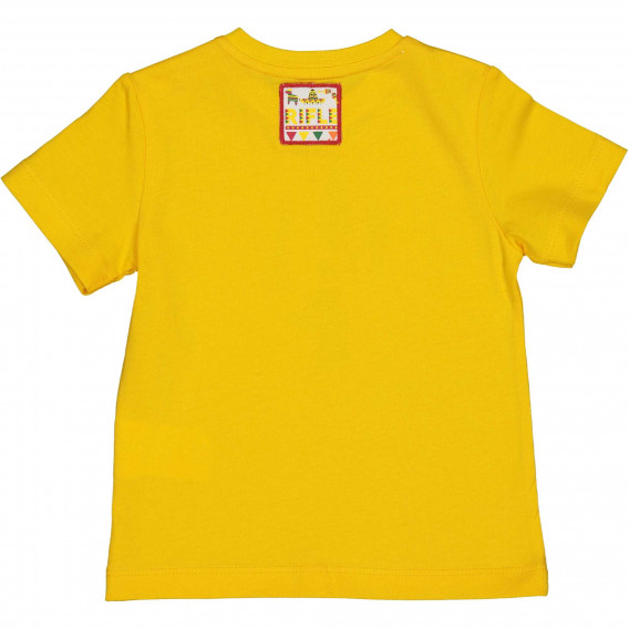 Βαμβακερό μπλουζάκι με τύπωμα κάκτου για μωρά, κίτρινο Rifle 230941 2