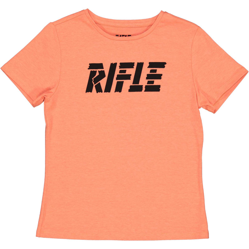 Βαμβακερό μπλουζάκι με το λογότυπο της μάρκας, σε χρώμα ροδάκινου  230950