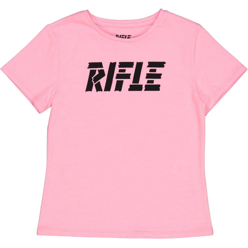 Βαμβακερό μπλουζάκι με το λογότυπο της μάρκας, ανοιχτό ροζ  230952