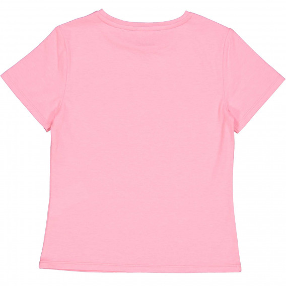 Βαμβακερό μπλουζάκι με το λογότυπο της μάρκας, ανοιχτό ροζ Rifle 230953 2