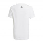 Graphic Tee βαμβακερό μπλουζάκι, λευκό Adidas 231011 2