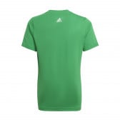 Graphic Tee βαμβακερό μπλουζάκι, πράσινο Adidas 231015 2